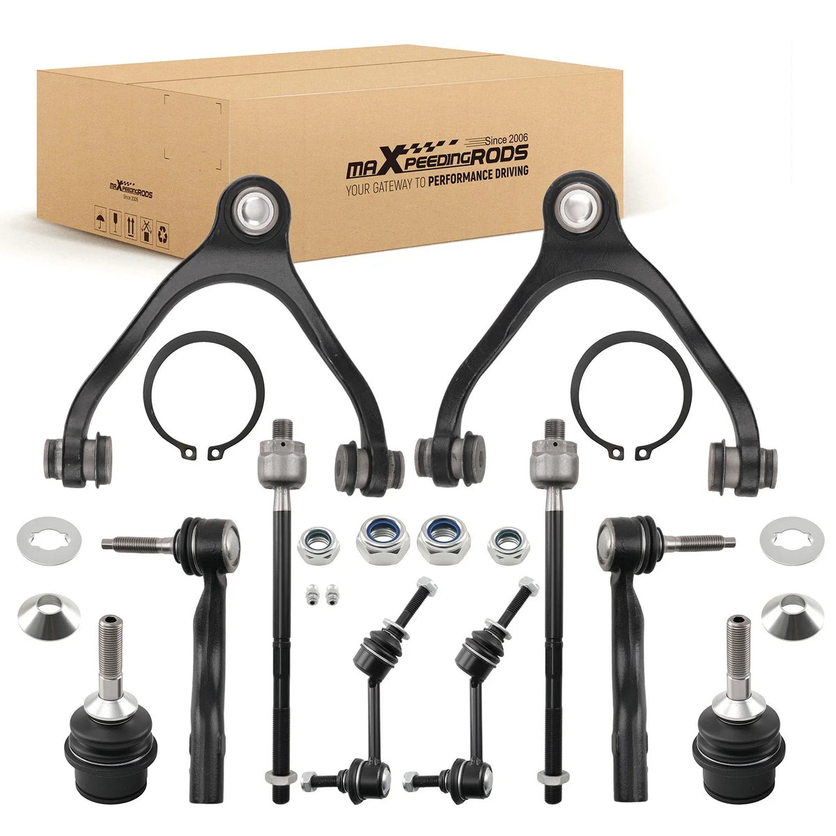 Set of 10 Front Upper Control Arms Ball Joints for Ford 2003-2011