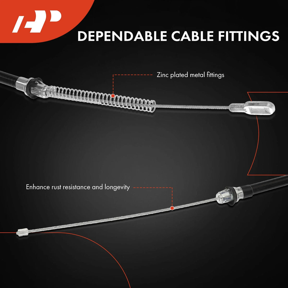 Rear Brake Cable for Ford F-150 (1999-2004) Parking System