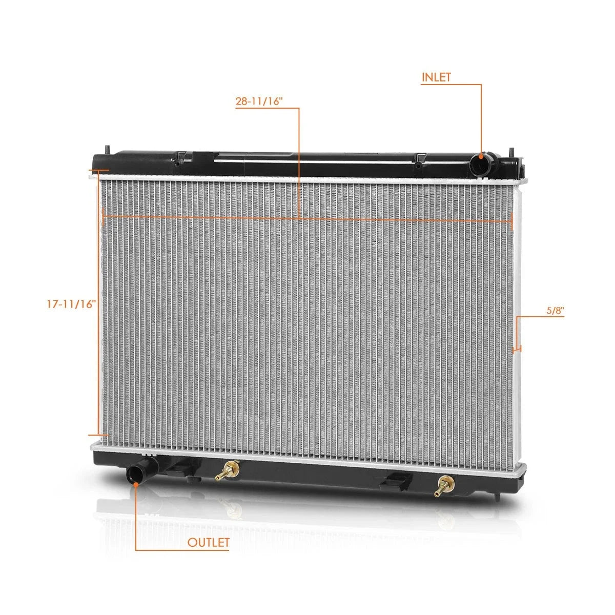 Aluminum Core Cooling Radiator for Infiniti M35/M45 (2006–2010) DPI-13012