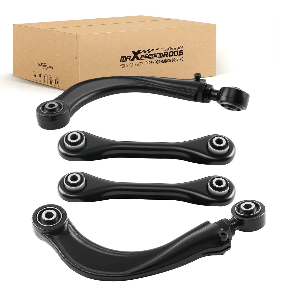 Set of 4 Rear Upper Lower Control Arms for Ford Escape (2013–2017)