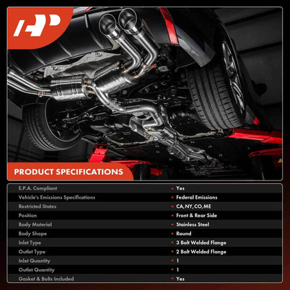 Catalytic Converter Set for Nissan Frontier and Pathfinder 2005-2019