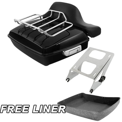Mount Rack for Chopped Trunk Pad on Harley Electra Glide Touring 2014–Present