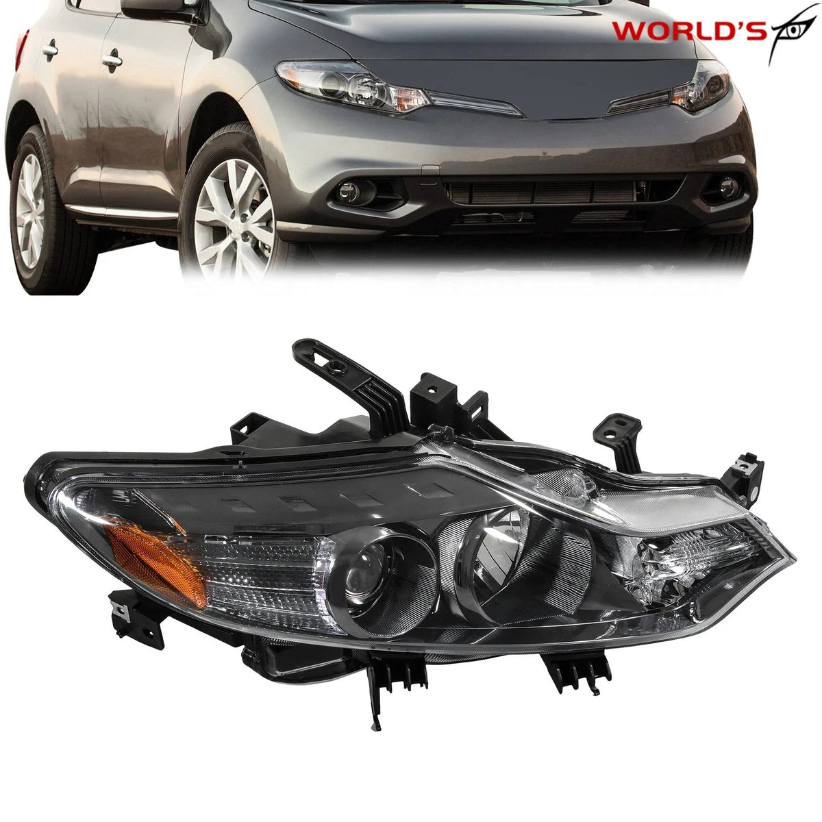 Halogen Headlight for Nissan Murano (2009–2014) Right Side