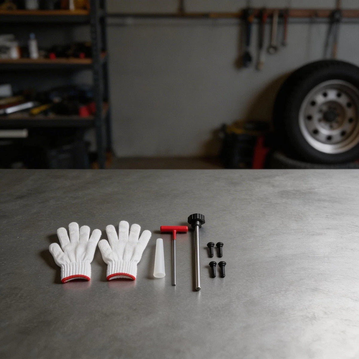 7 Piece Toolkit for Quick Tire Repairs