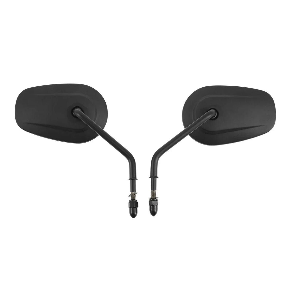 Matte Black Side Mirrors for Harley Dyna Fat Bob Heritage Softail