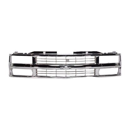 Grille Assembly Chrome for Chevrolet C1500 K1500 Tahoe (1994–1999)