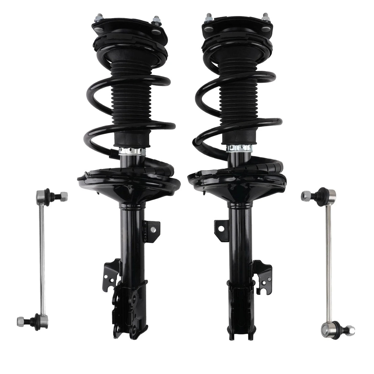 Front Struts with Coil Springs and Sway Bars for Toyota Highlander (2001–2003)