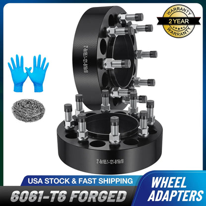 Hub Centric Wheel Spacers 2x 2" 9/16" for Ram 3500 8x6.5 2011-2012