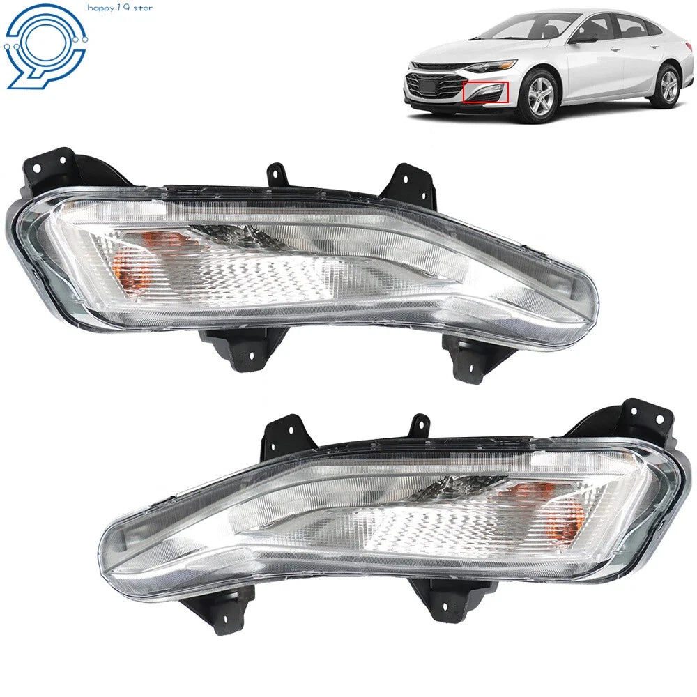 Fog Lights for Chevrolet Malibu (2019–2021) with LED DRL