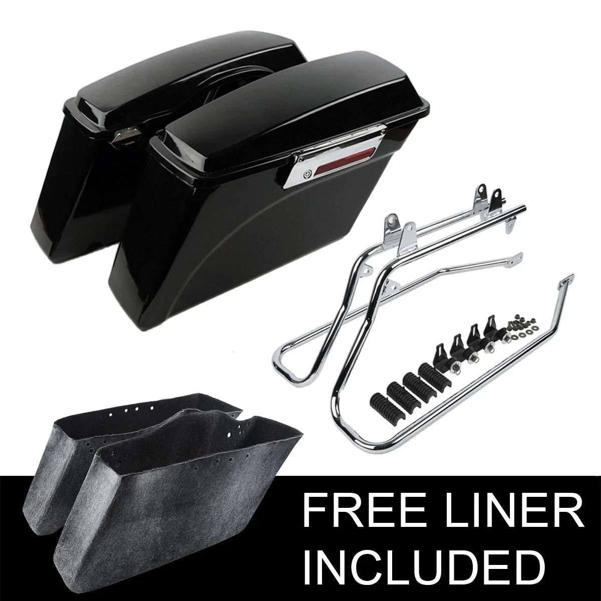 Conversion Bracket Chrome for Harley Softail 1984–2017