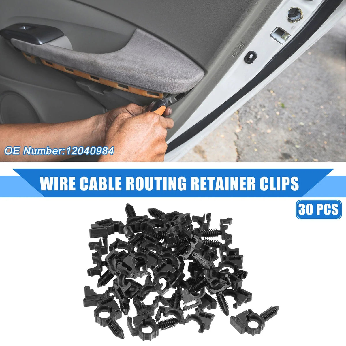30 Pcs Wire Cable Routing Retainer Clips for Buick Skylark (1992–1998)