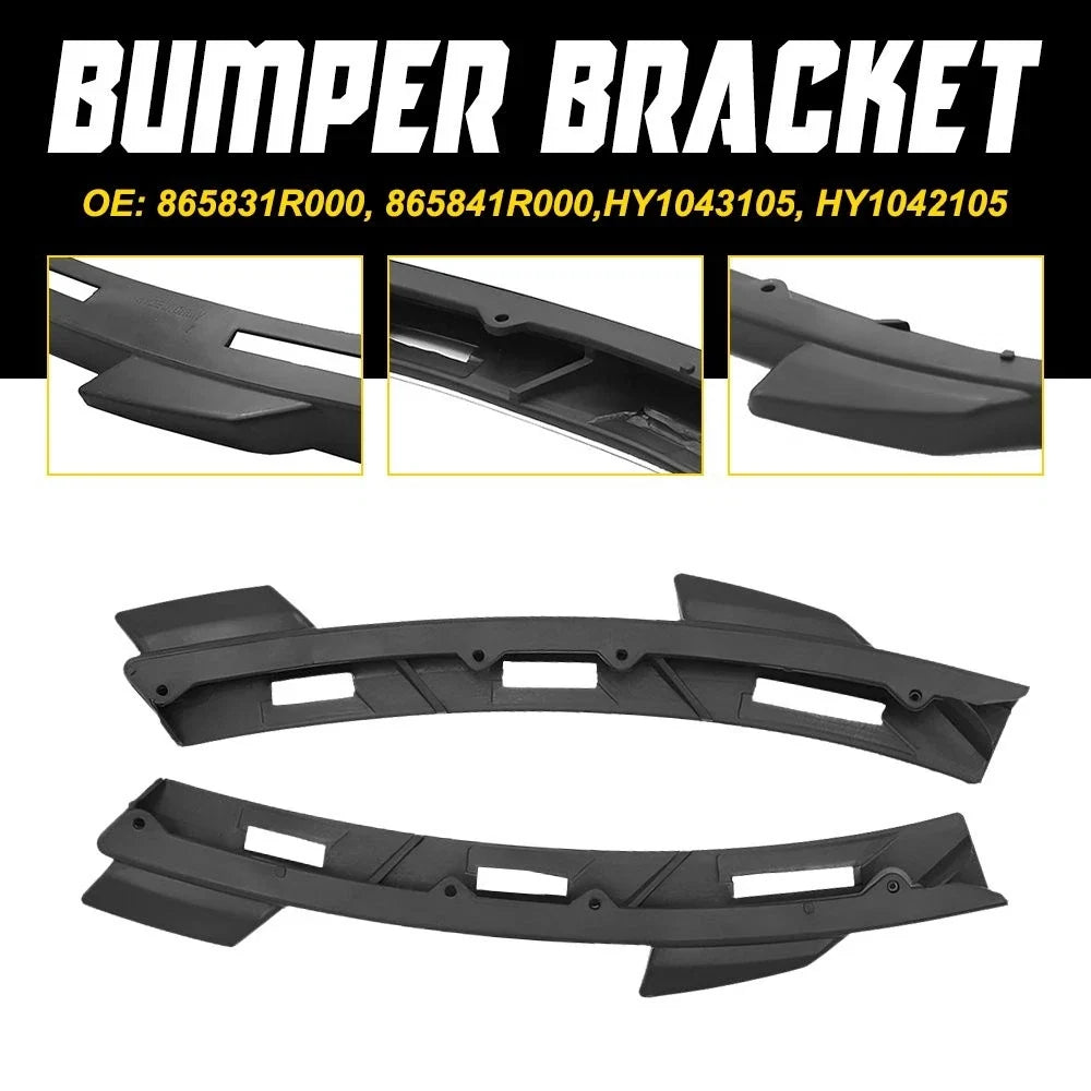 Pair Front Bumper Support Bracket for Hyundai Accent (2012–2017)
