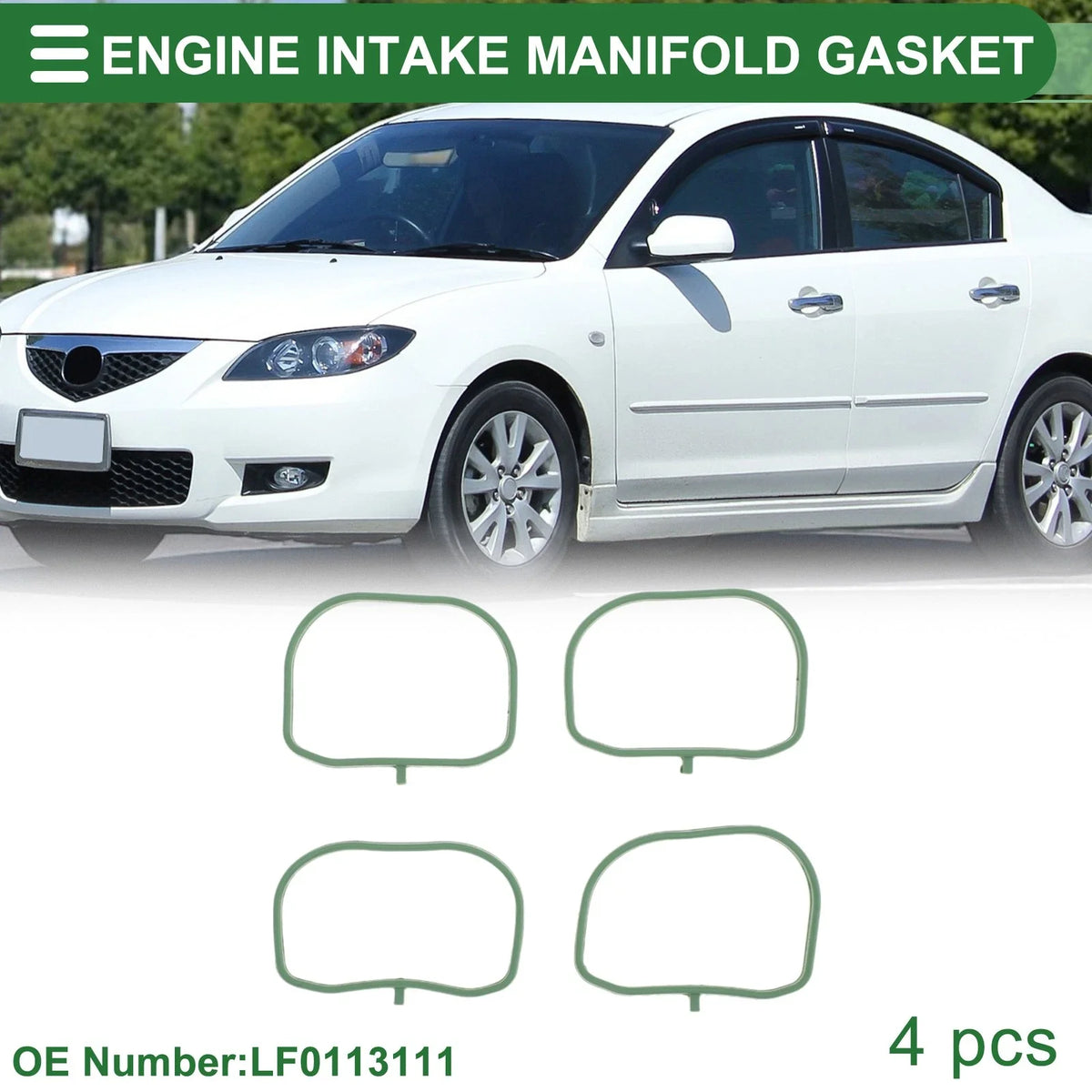 Engine Intake Manifold Gasket for Mazda 3 (2003–2009) No.LF0113111