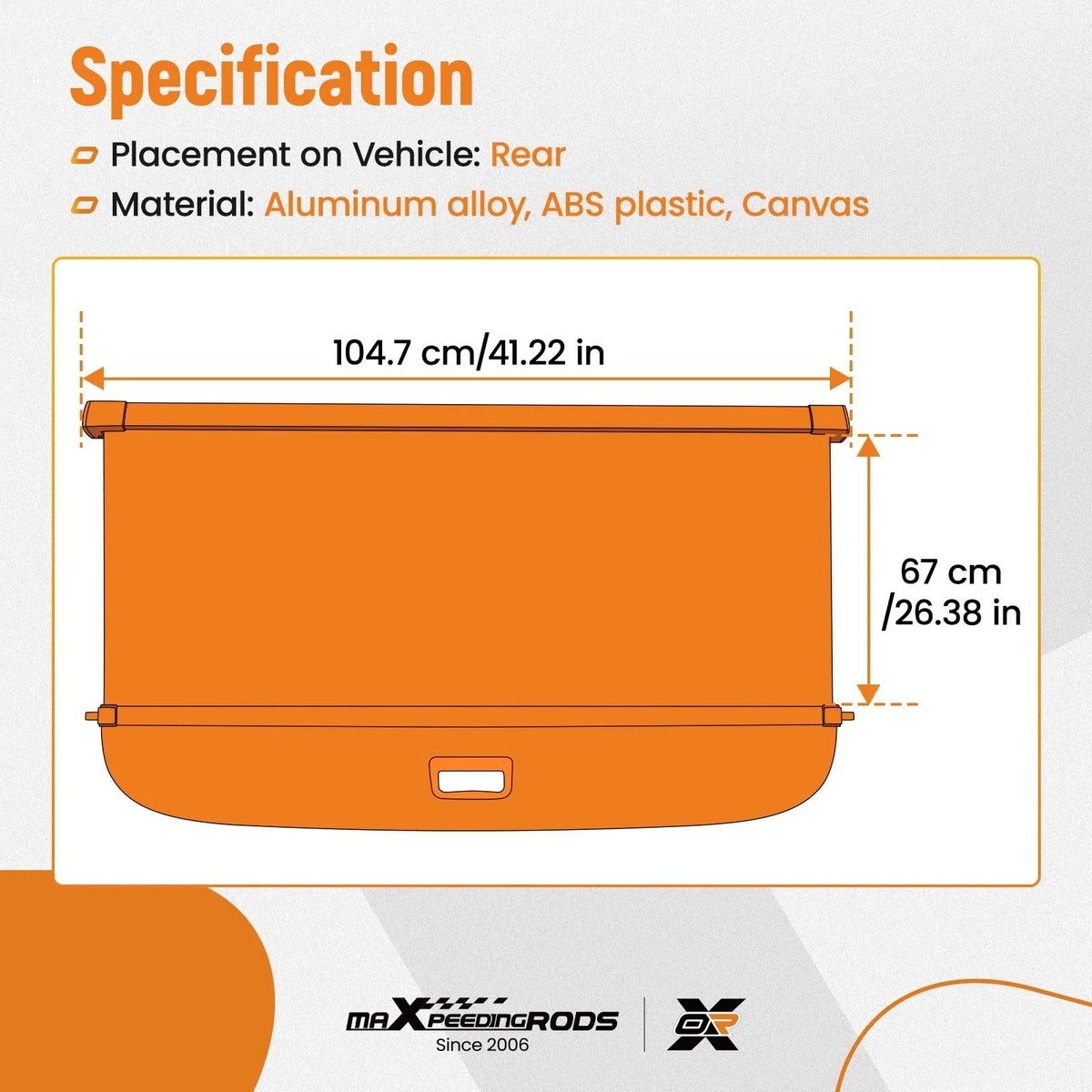 Security Shade Cargo Cover for Lexus NX300h NX200t 2015-2021