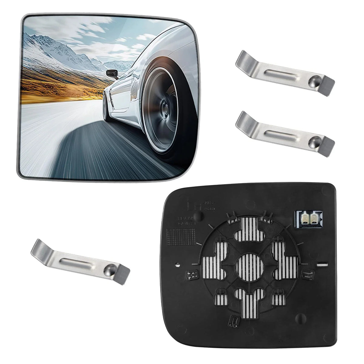 Heated Towing Mirror Glass for Ram 2500 3500 (2011–2019)