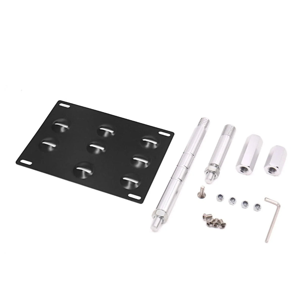 Tow Hook License Plate Mounting Bracket for Mazda 2 (2011–2014)