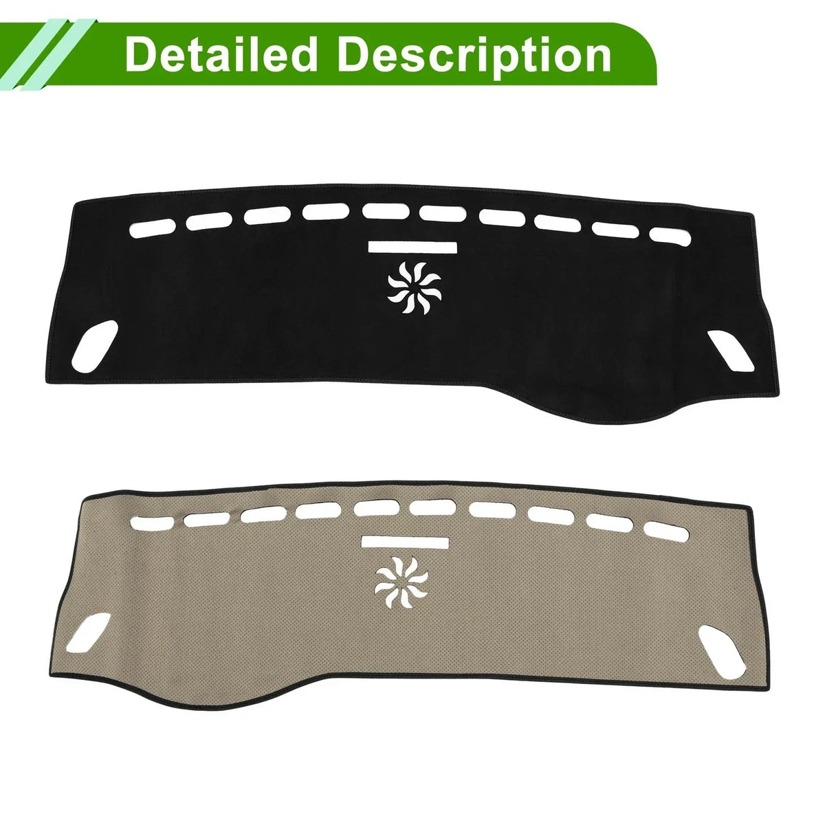 Black Dashboard Cover Mat for Mercedes GLA Class X156 (2014–2020)