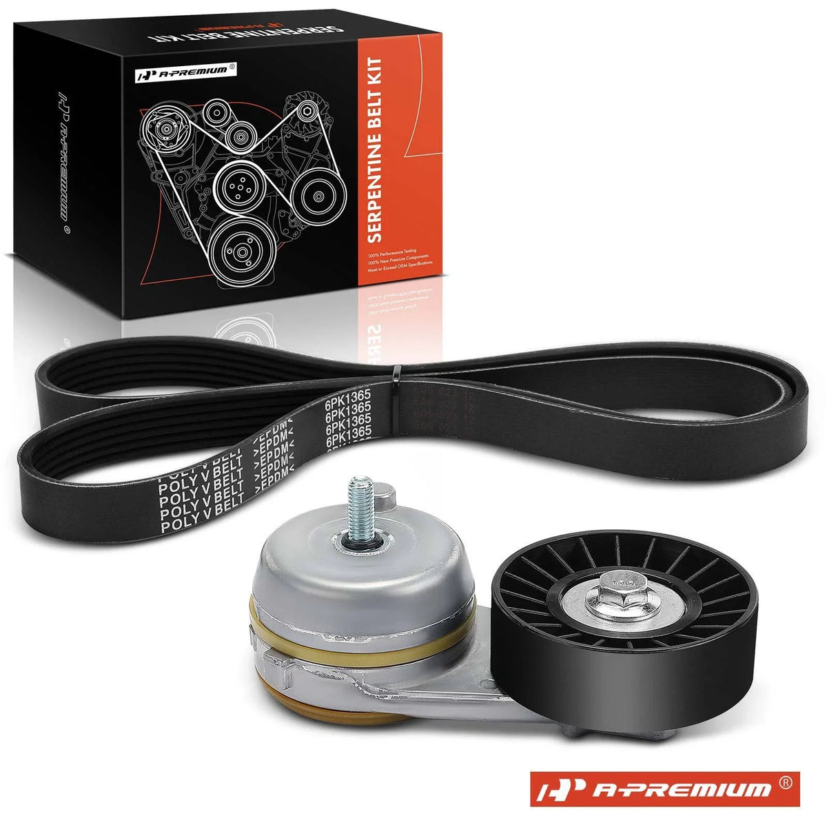 2X Serpentine Belt Drive Component Kit for Ford F-150 (2011–2014)