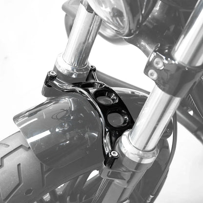Front Fender Brace Forks for Harley 48 72 XL1200X (2016–2022) Black
