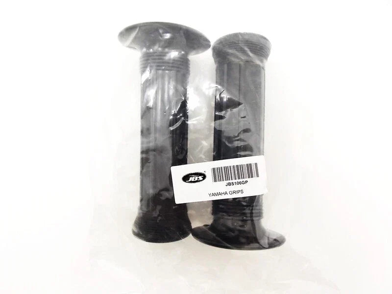 Black Hand Grip Set - Left & Right for YAMAHA RD125 (1973-1986)