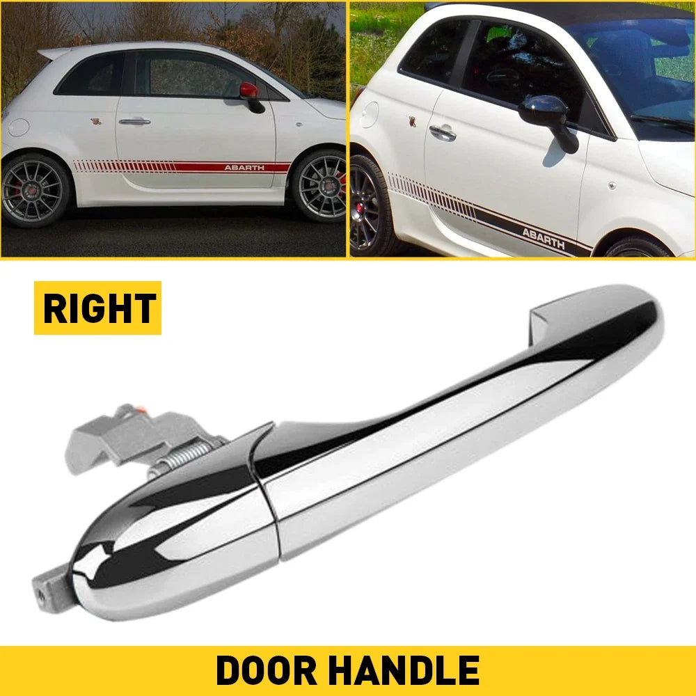 Chrome Door Handle RH for Fiat 500 (2012–2020)