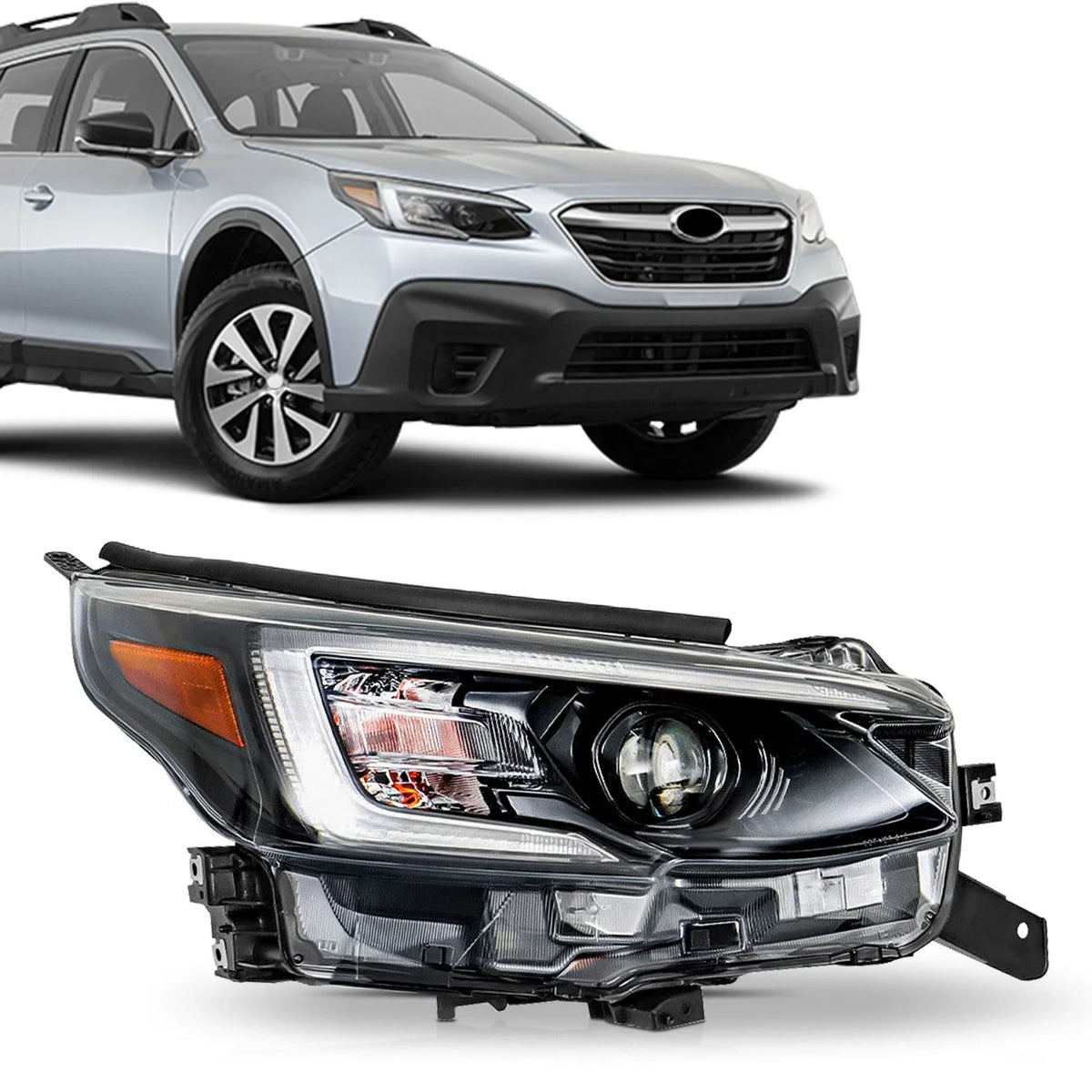 LED Headlight Right Side for Subaru Legacy, Outback (2020–2020)