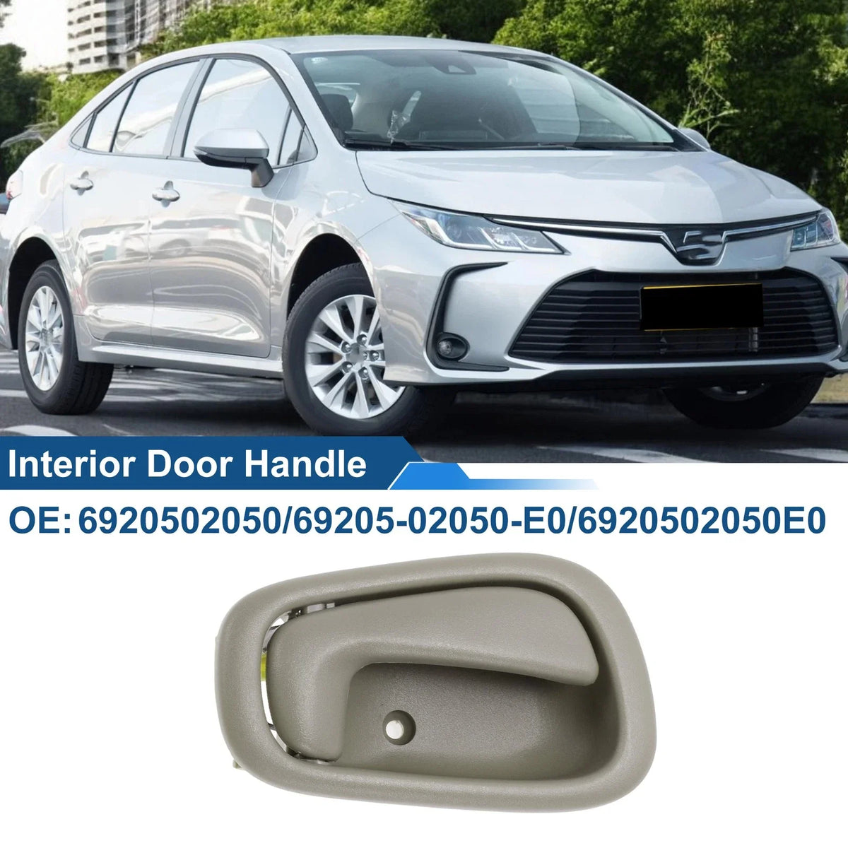 Front Driver Side Interior Door Handle for Toyota Corolla (1998–2002) No. 6920502050