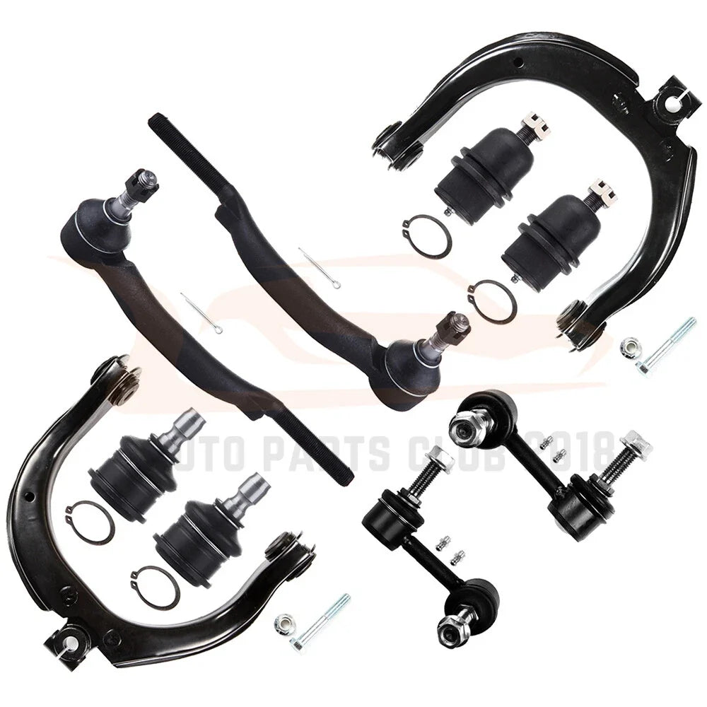 Set of 10 Front Upper Control Arms for Chevrolet Trailblazer (2002–2003)