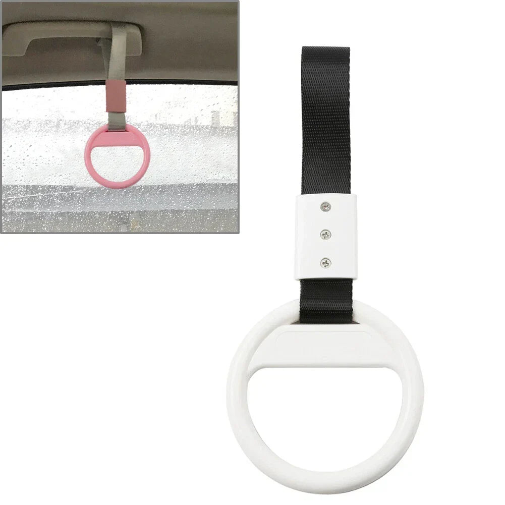 1 PC Black & White Strap Charm Tool for Train Bus Handle