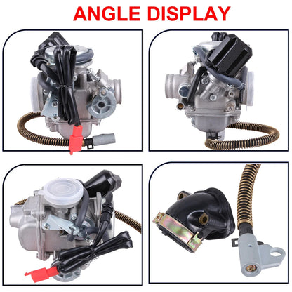 24mm GY6 Scooter Carburetor Compatible with 110CC 125CC 150CC