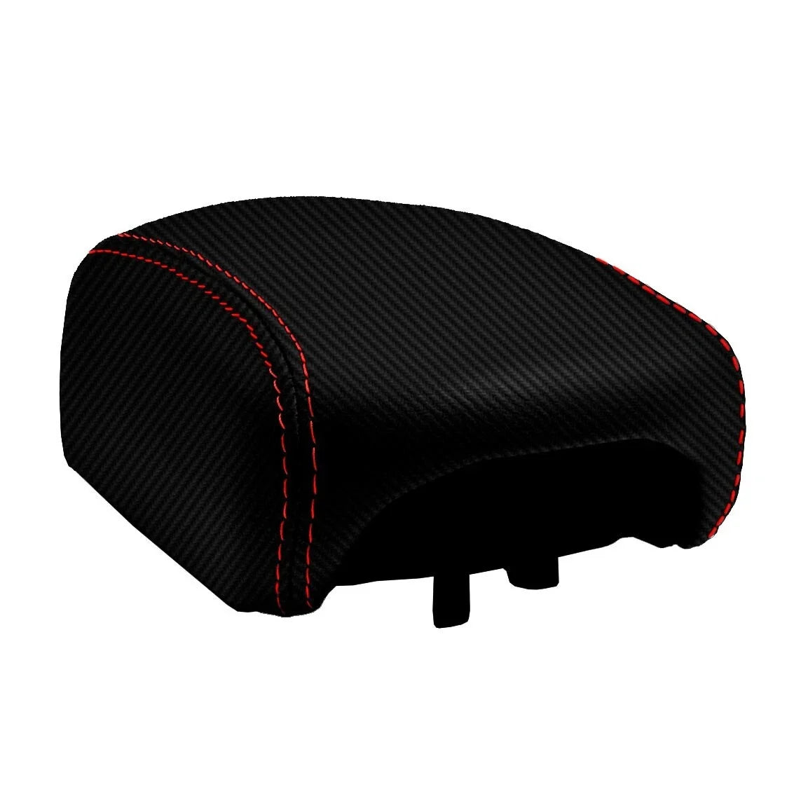 Console Lid Armrest Cover for Jeep Renegade (2015–2020) Red Stitch