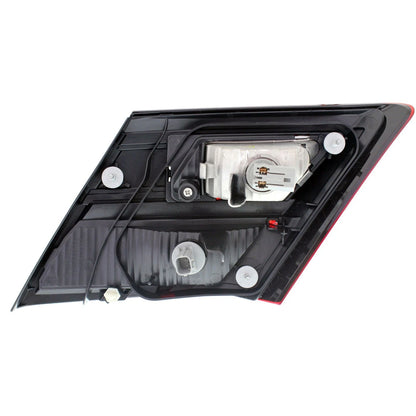 Left Inner and Outer Tail Light for Honda Civic (2013–2015) Halogen w/ Bulb
