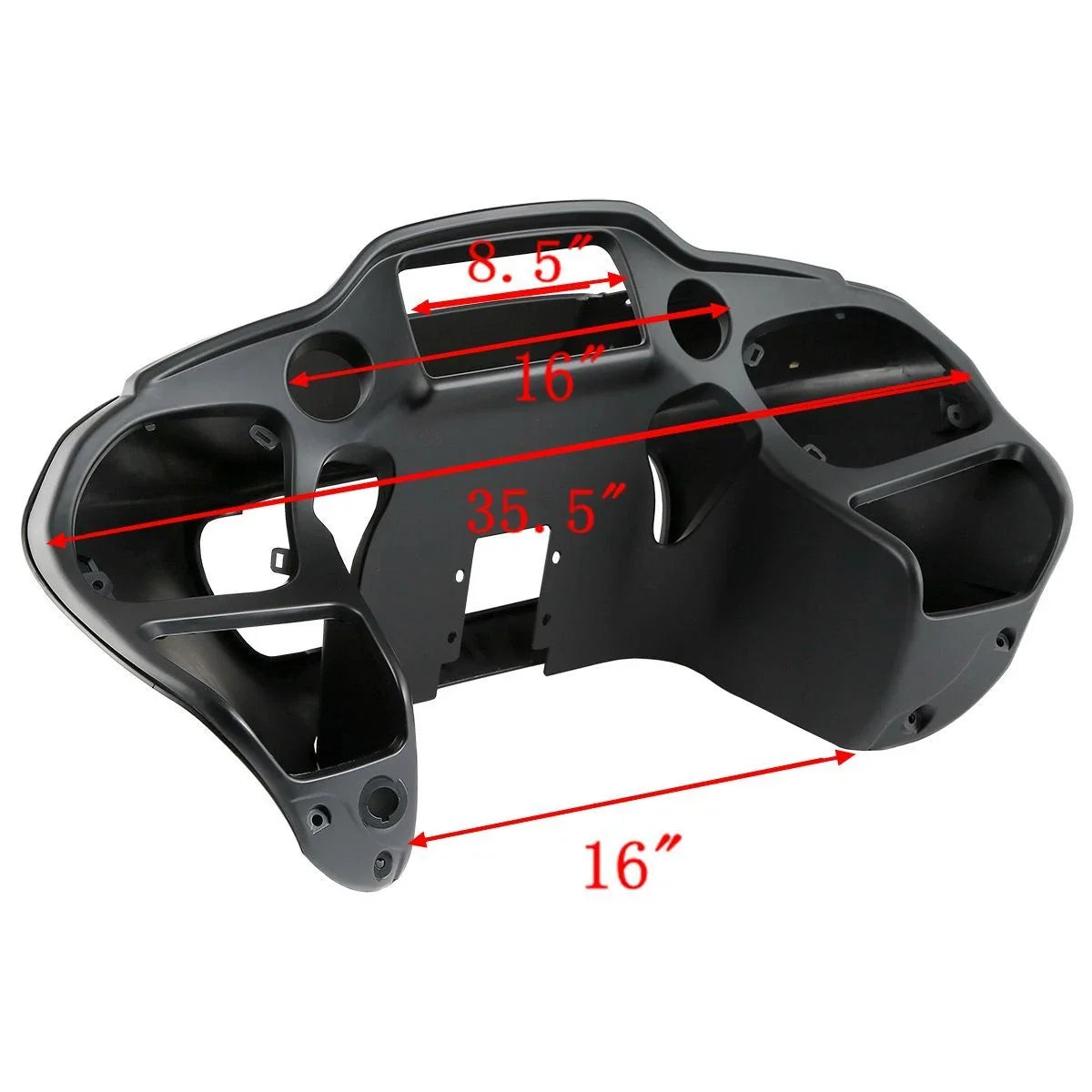 Matte Black Inner Outer Fairing Speaker Covers for Road Glide 2015-2023