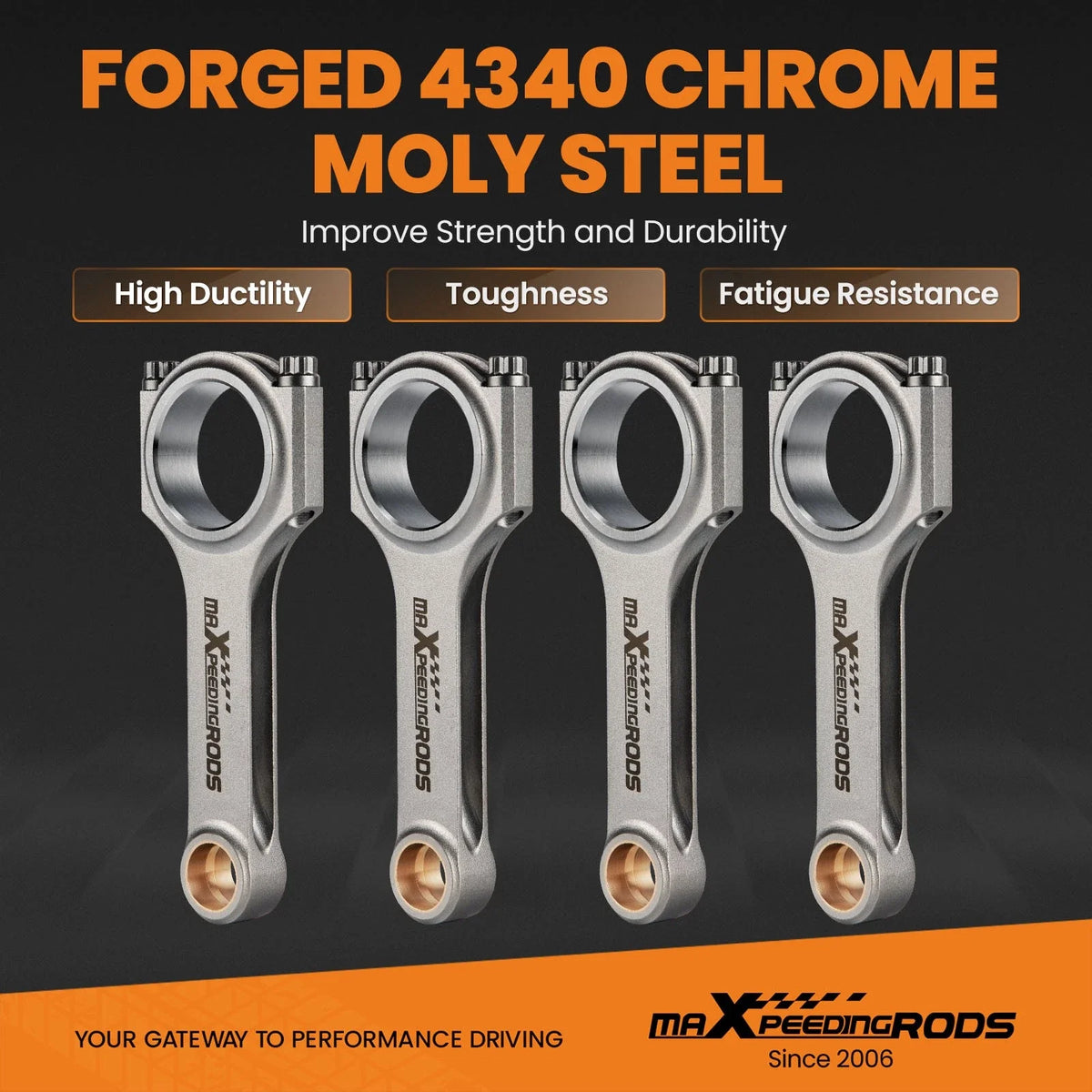 ARP2000 Bolts & Forged Connecting Rods for Renault Clio Williams 1993-1996
