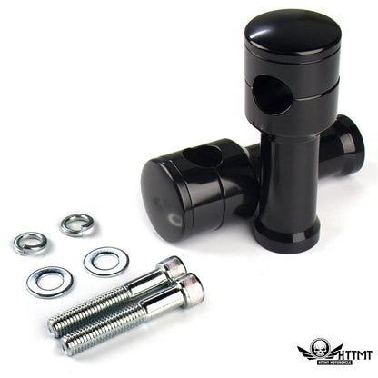 4" Rise Handlebar Risers Compatible with Harley