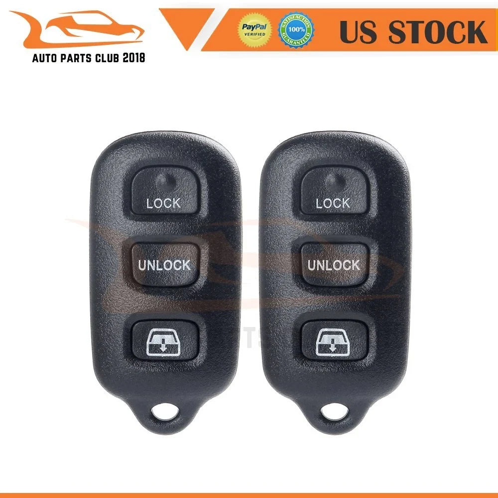 2X Keyless Entry Remote Fob for Toyota 4Runner Sequoia (1999–2009)