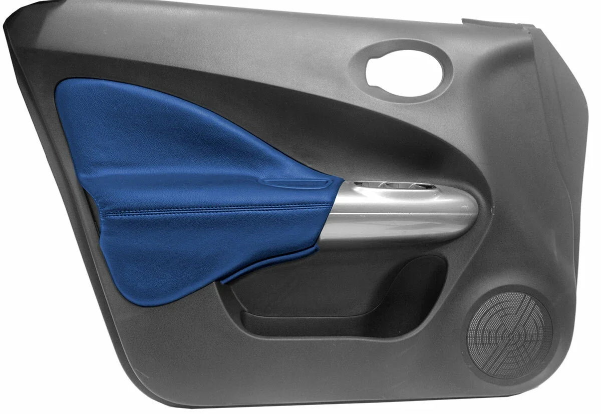 Front Insert Door Panel Cover Leather for Nissan Juke (2011–2017) Blue