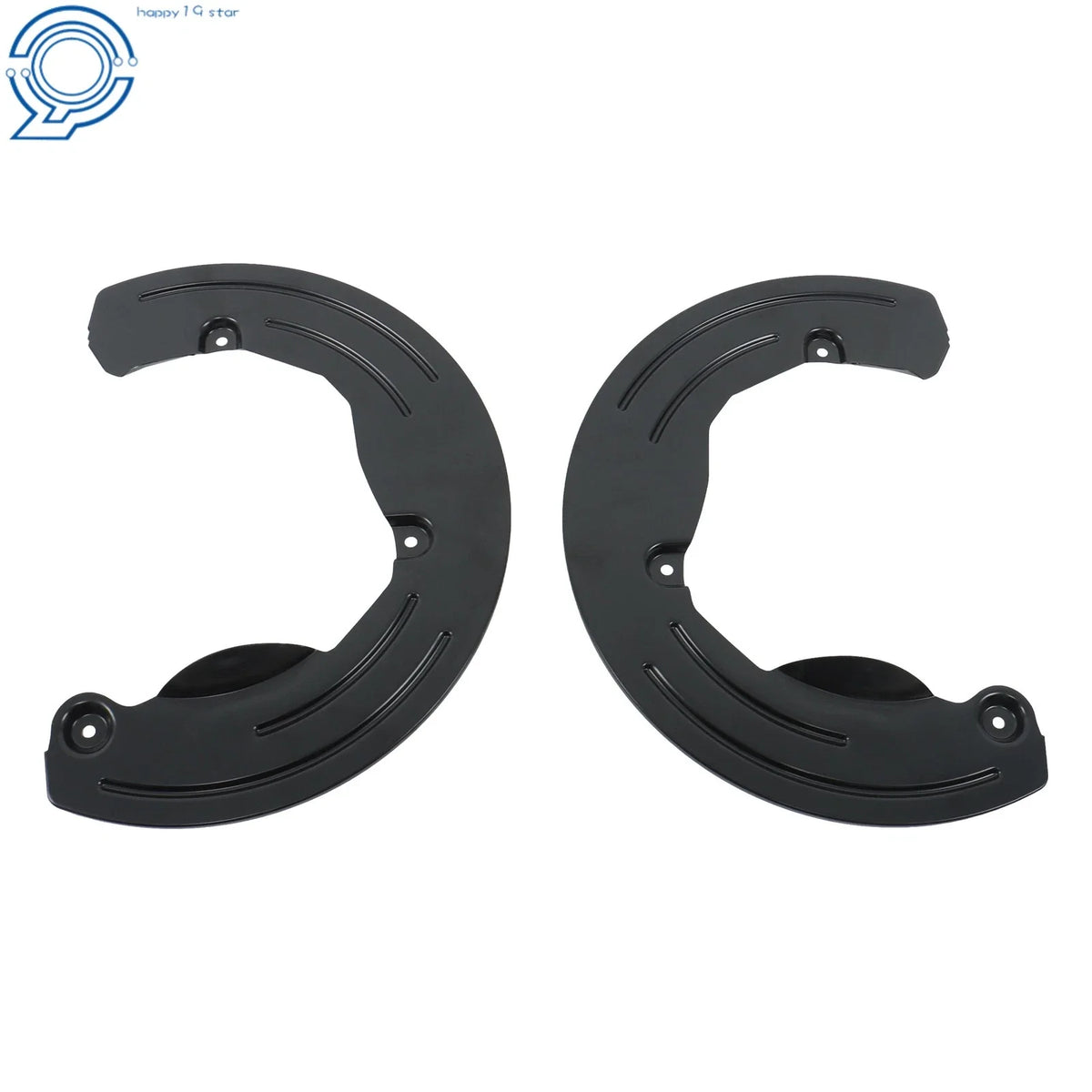 Set of 2 Brake Splash Shields for Dodge Ram 2500 3500 (2009–2024)