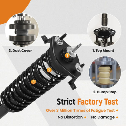 Rear Strut Springs Assembly for Dodge Stratus 2001 to 2006