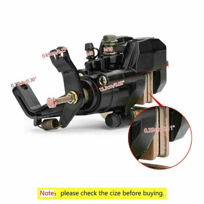 5LP-2580W-00 Rear Brake Caliper Assembly for Yamaha Blaster YFS200 2000-2006