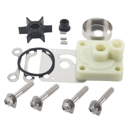Water Pump Impeller Kit for Yamaha F15 F20 (4-Stroke, 15/20HP, 6AH-W0078-00)