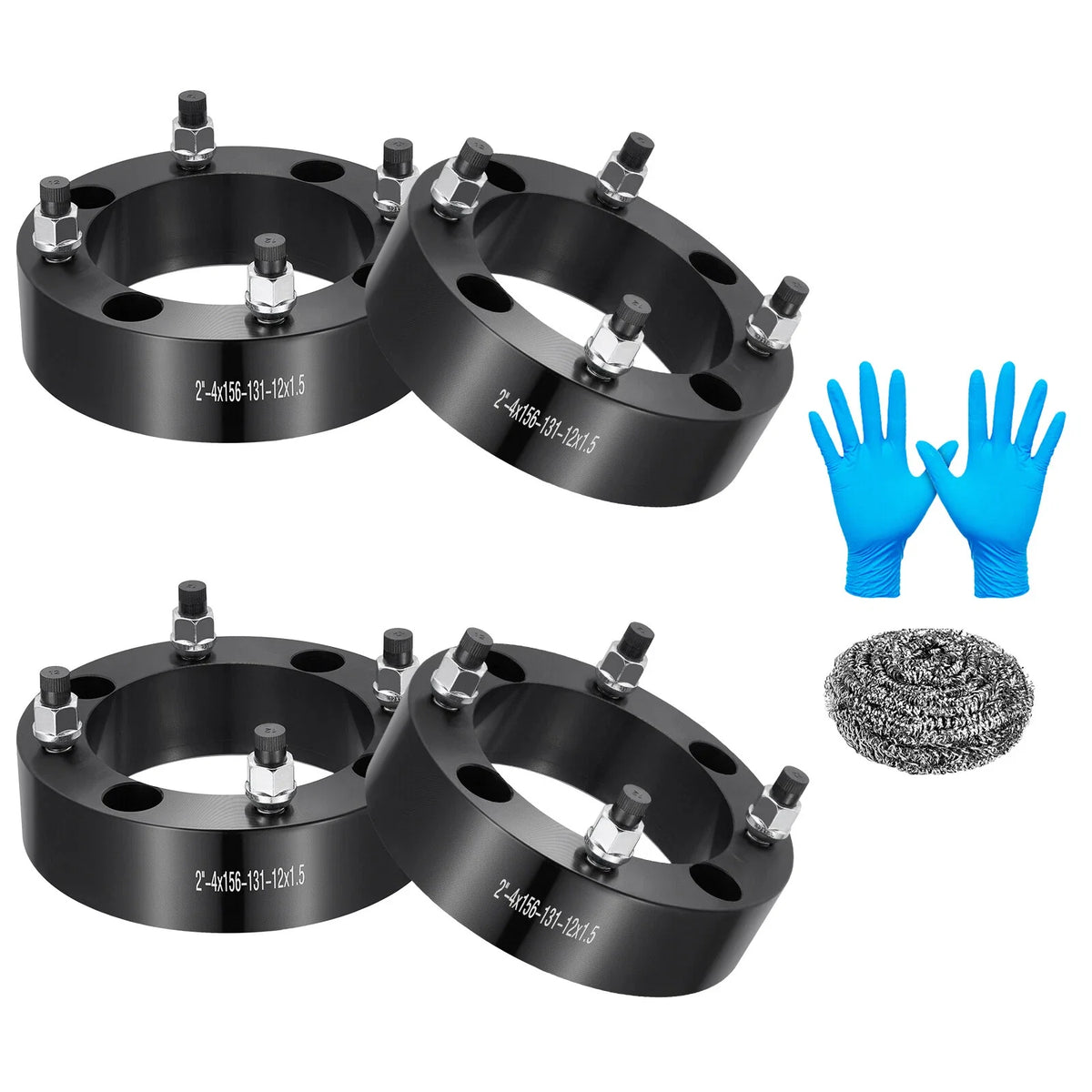 Set of 4 2" Wheel Spacers for Polaris Ranger RZR 900 XP 570 (2015–2021)