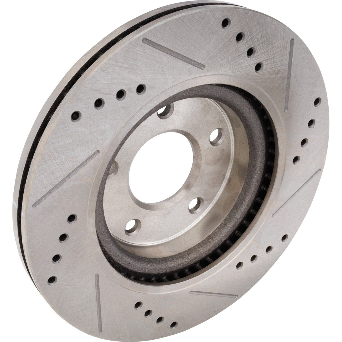 Disc Brake & Pad Kit for Nissan Altima (2013) Cross-drilled Slotted