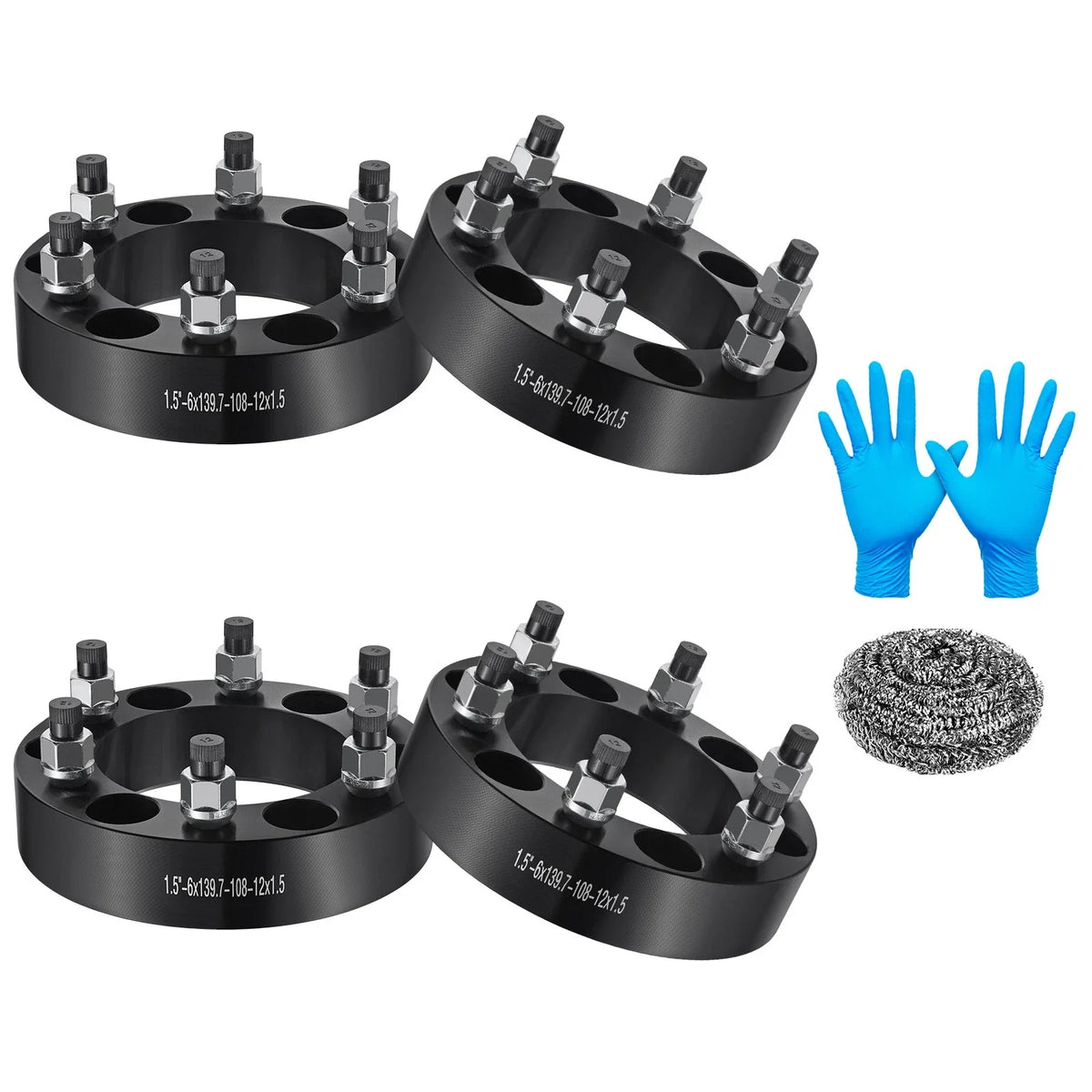 Set of 4 Wheel Spacers for Acura SLX (1996–1999) 1.5" 6x5.5 6x139.7