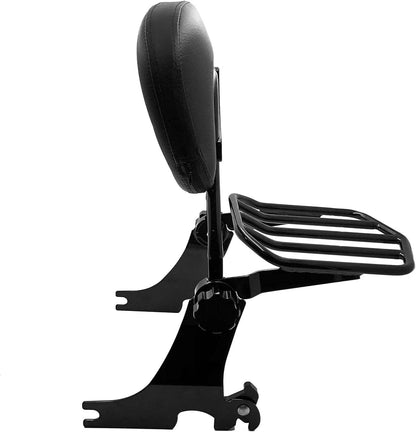 Luggage Rack Sissy Bar Backrest for Harley Softail FLSTF FLSTFB 2007-2017