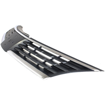 Grille for Nissan Versa (2007–2009) Lower Gray Plastic