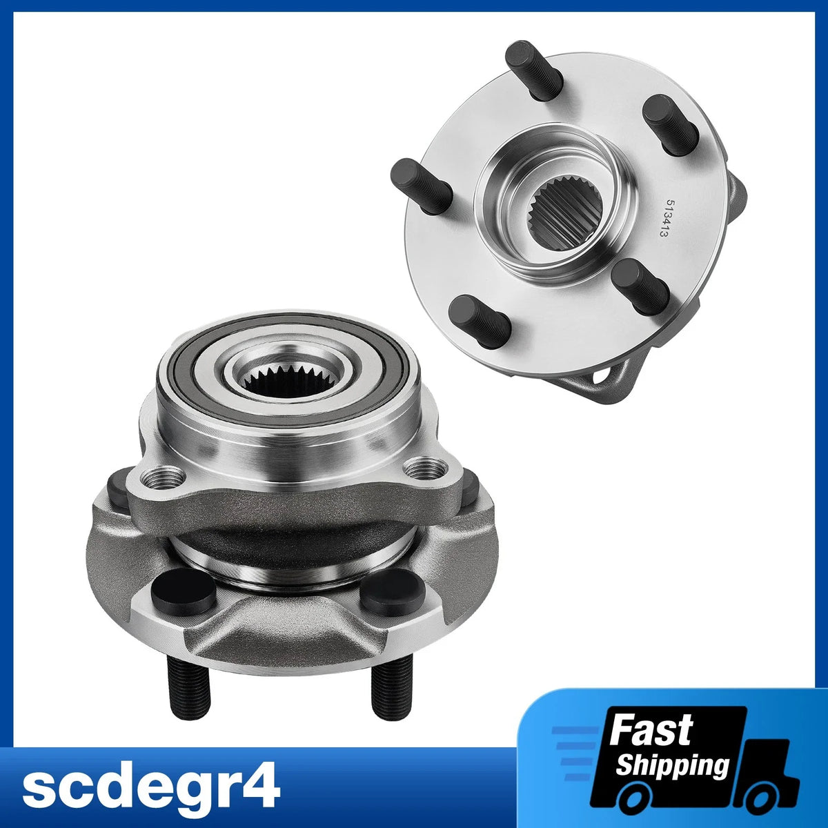 Front Wheel Bearing and Hub Assembly for 2014–2019 Subaru Impreza 2.0L (Set)