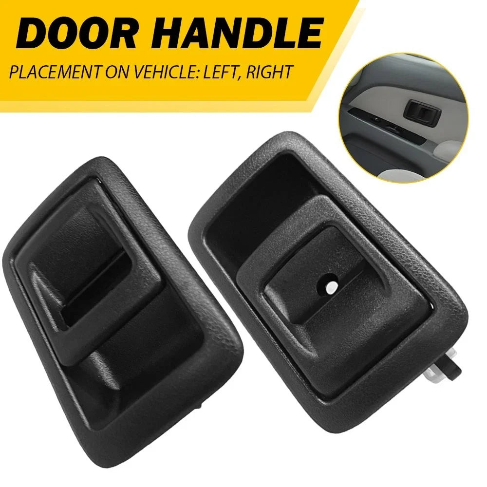 2X Black Interior Inner Door Handles for Toyota 4Runner Tacoma (1996–2004)