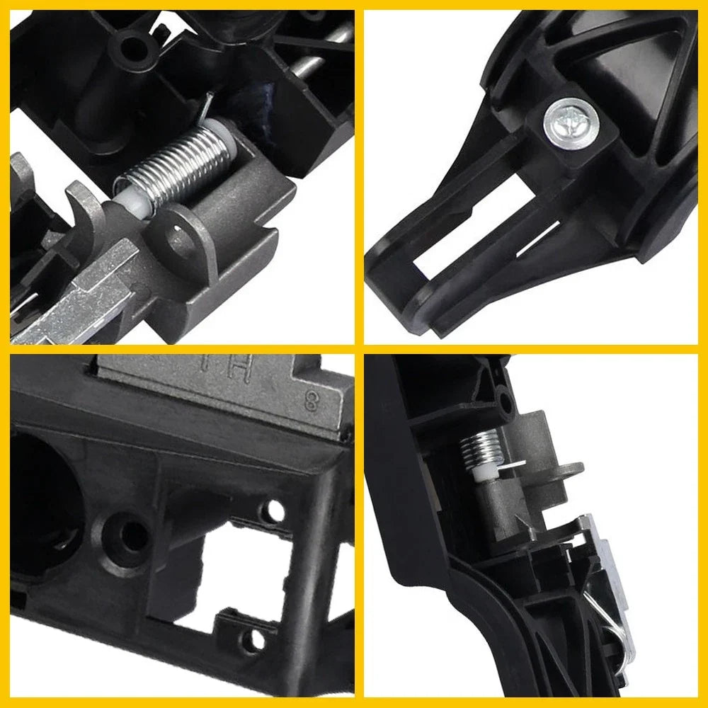 Pair of Exterior Door Handle Reinforcements for 2008–2011 Ford Focus
