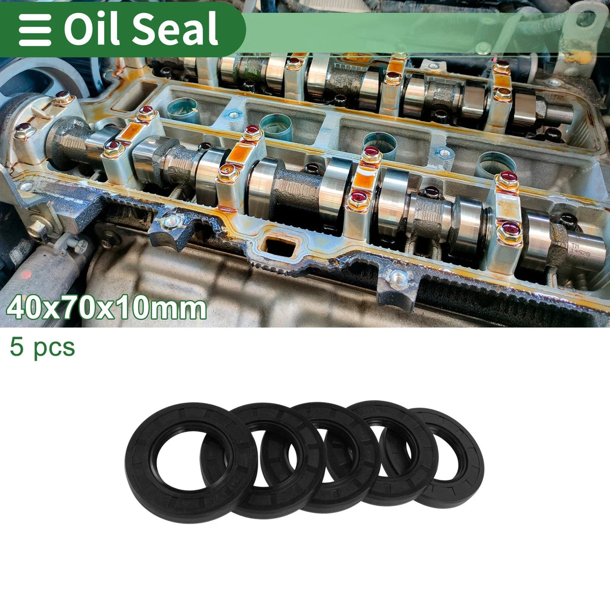 Oil Seal   - NBR Rubber 40x70x10mm